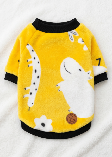 Buzo Soft Animales Amarillo