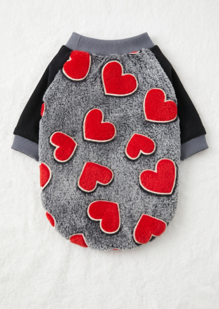 Buzo Soft Corazones Reflactante