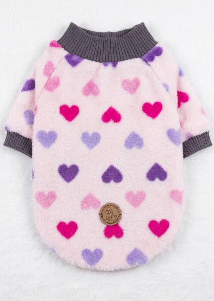 Buzo Soft Rosa Corazones