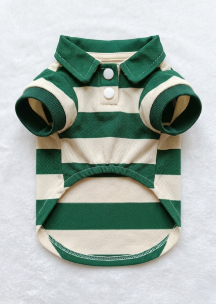 Camiseta Chomba Rayada Verde