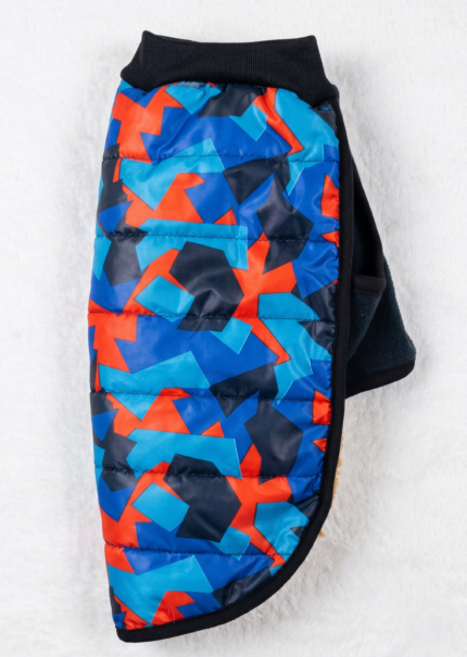 Puffer Abastracto Azul