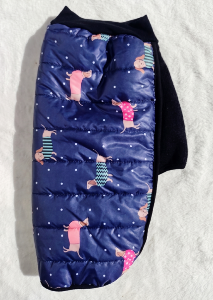 Puffer Azul Salchichas