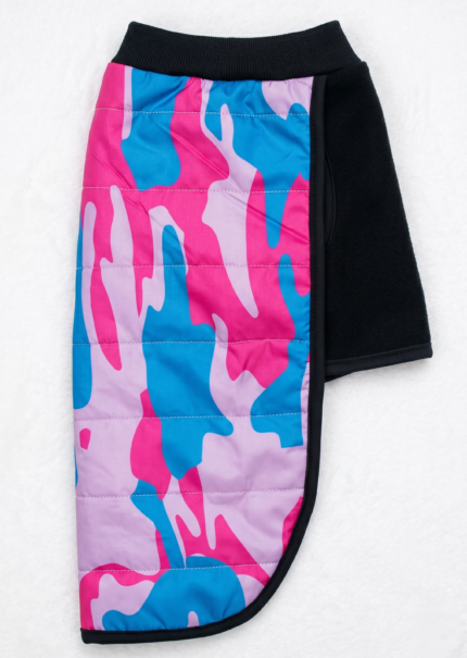 Puffer Camuflado Magenta y Cian