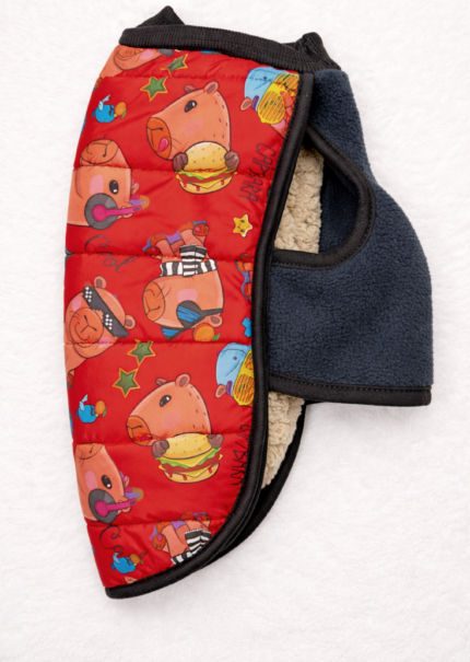 Puffer Capibara Rojo