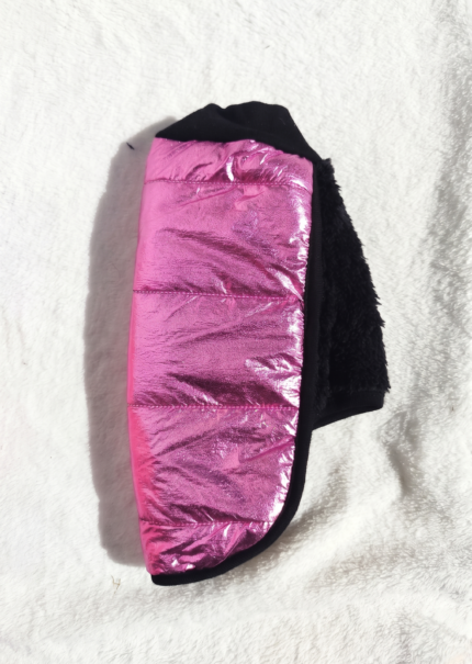 Puffer Rosa Metalizado