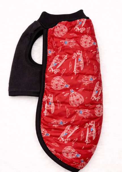 Puffer Rojo Ositos Aviadores
