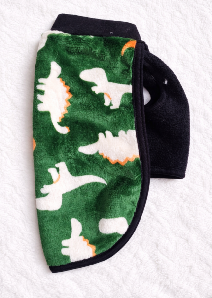 Capa Soft Corderito Dinosaurios Verde