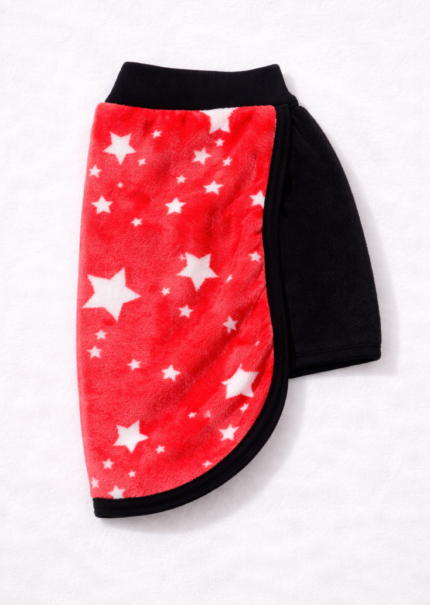 Capa Soft Corderito Estrellas Rojo