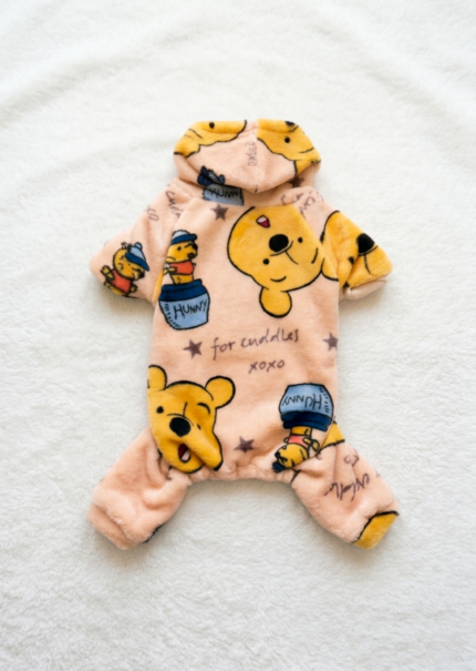 Enterito winnie pooh con capucha