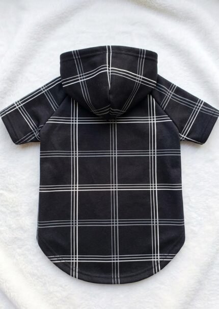 Buzo cuadrille negro frisado