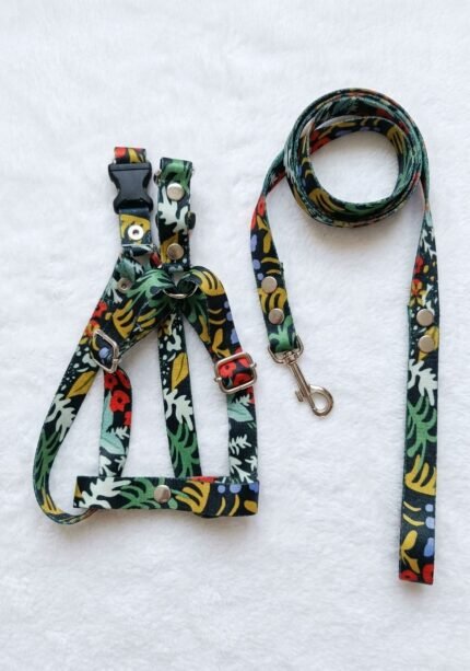 conjunto pretal + correa selva